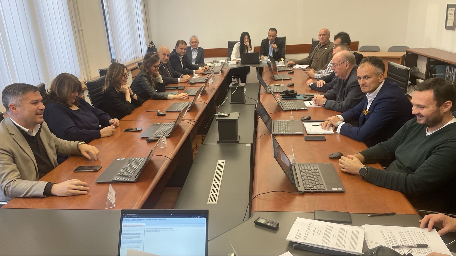 Прва (конститутивна) седница Управног одбора Инжењерске коморе Србије, 1. децембар 2025. године