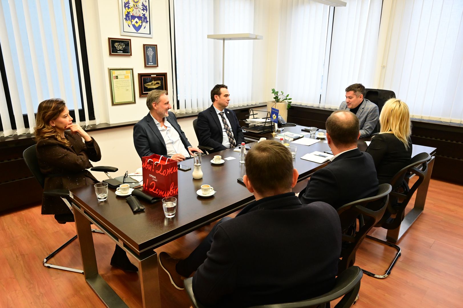 Састанак представника Инжењерске коморе Србије и Асоцијације туристичке индустрије Србије, 17.12.2025. године, Београд