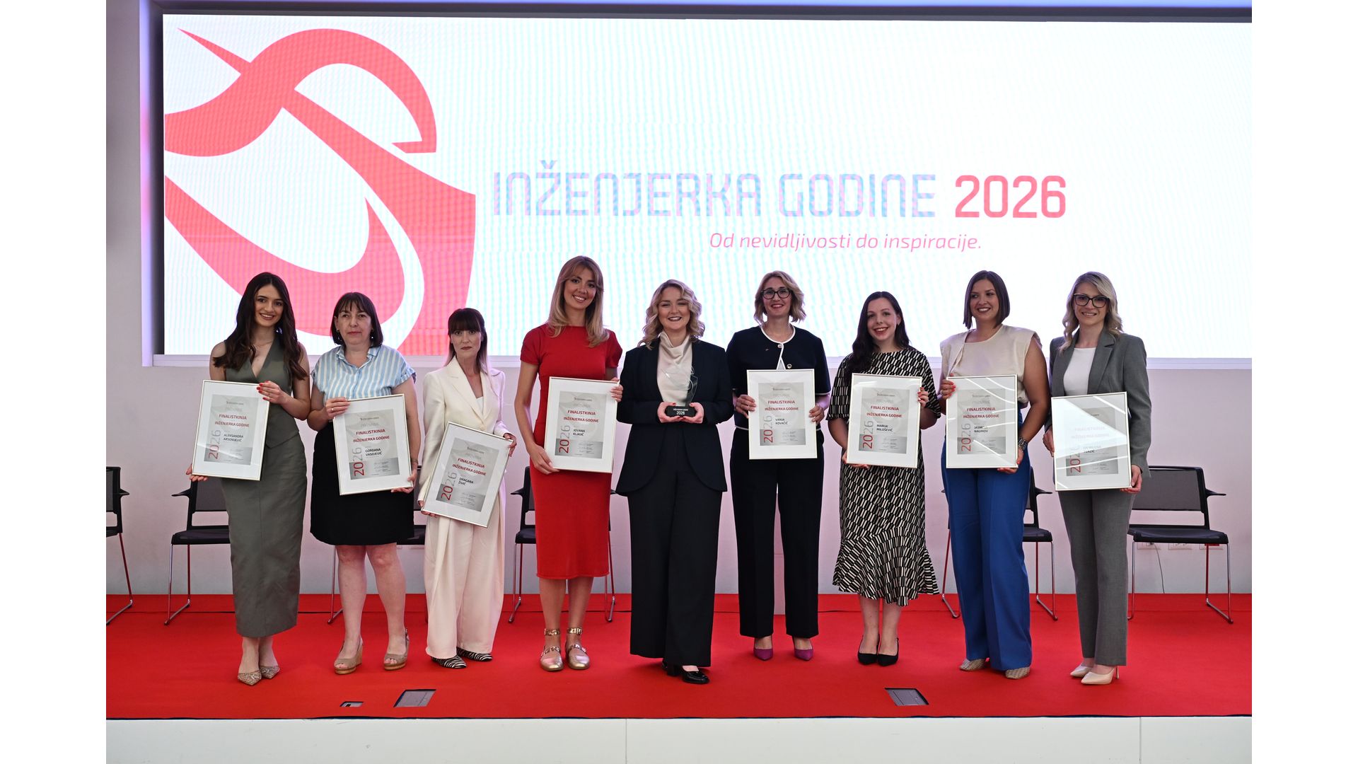 ГОРАНА РАДОВАНОВИЋ ПРОГЛАШЕНА ЗА „ИНЖЕЊЕРКУ ГОДИНЕ“ ЗА 2026. У СРБИЈИ
